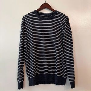 Nautica Men's Sweater Striped Sz L